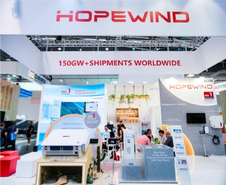 Hopewind Herhaalt Toewijding aan het Bevorderen van de Groei van Hernieuwbare Energie in Europa op Intersolar Europe 2024