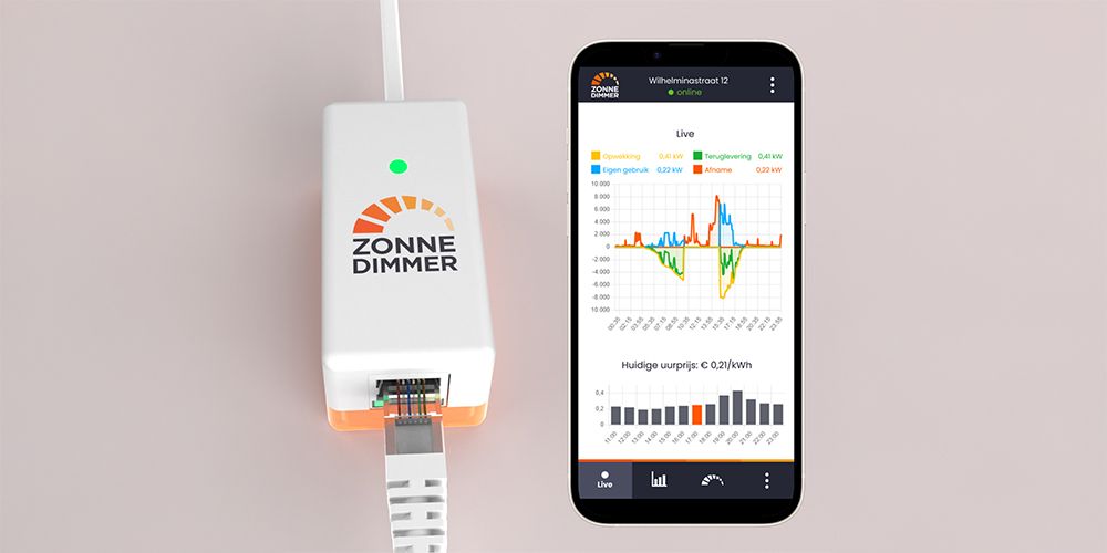 Zonnedimmer maakt de zonnestroominstallatie stuurbaar