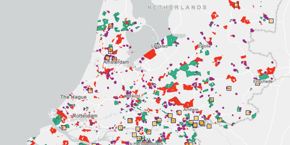 Onderzoek wijst bijna 1.200 mogelijke locaties voor energiehubs aan 